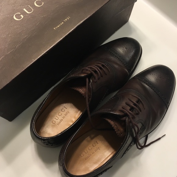 Men’s Gucci brogues size 10.