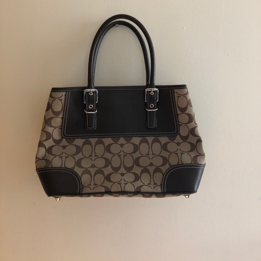 Classic Coach Canvas Bag - Never Used