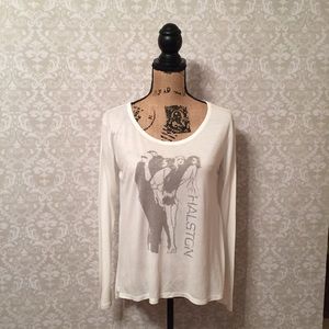 Halston Heritage Incredibly Soft Tee NWT