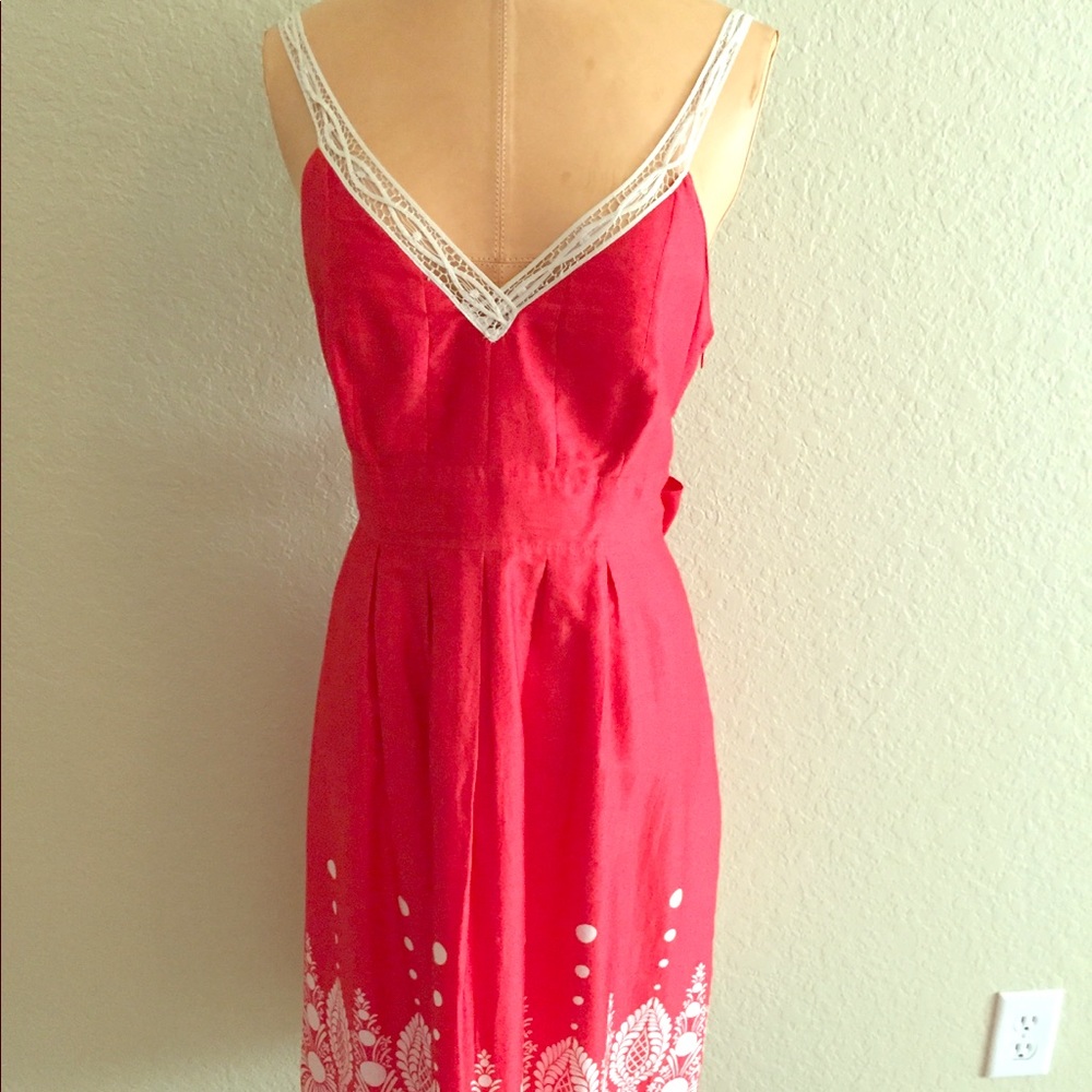 Charming Cotton and Silk Sundress