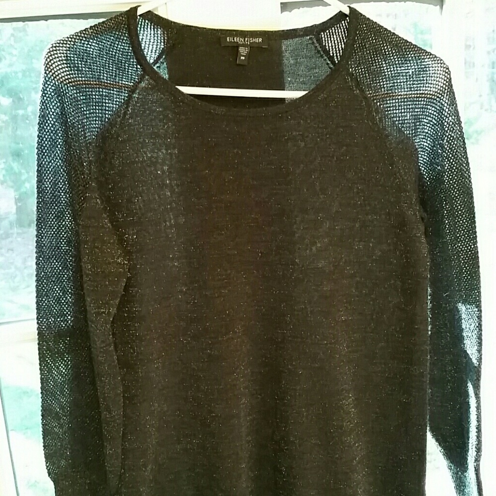 Like new Eileen Fisher Merino Stitch sweater