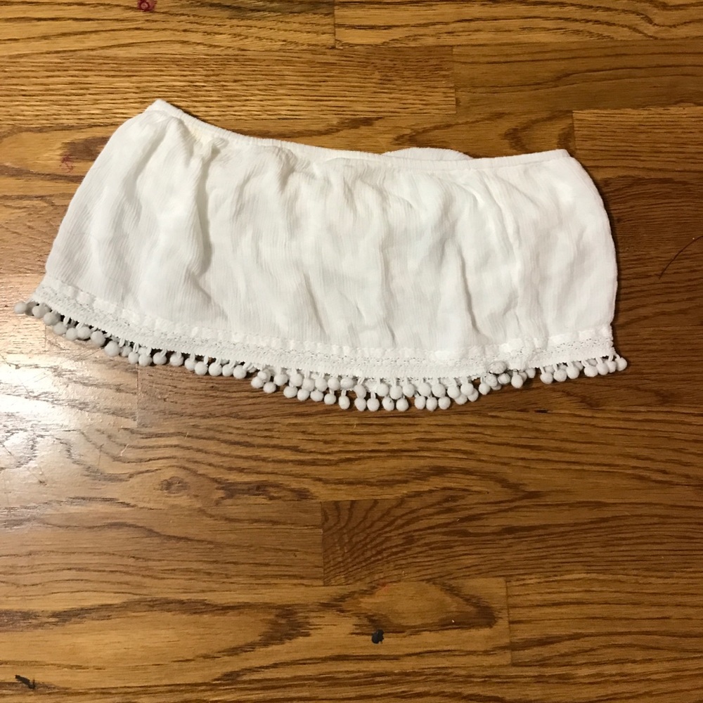 White crop top