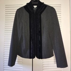 Beautiful Black lace & Gray Jacket