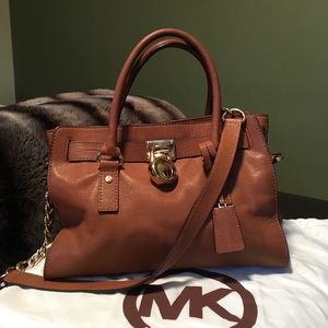 Michael Kors Hamilton Saffiano Leather Satchel