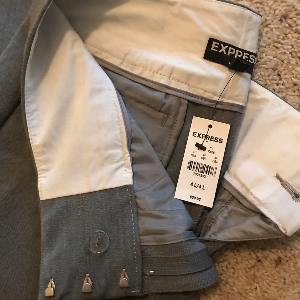 Express size 4 long Editor wideband trousers