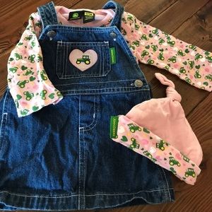 John Deere girls Outfit nwot