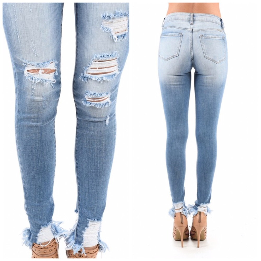 Distressed jeans - Picture 2 of 2