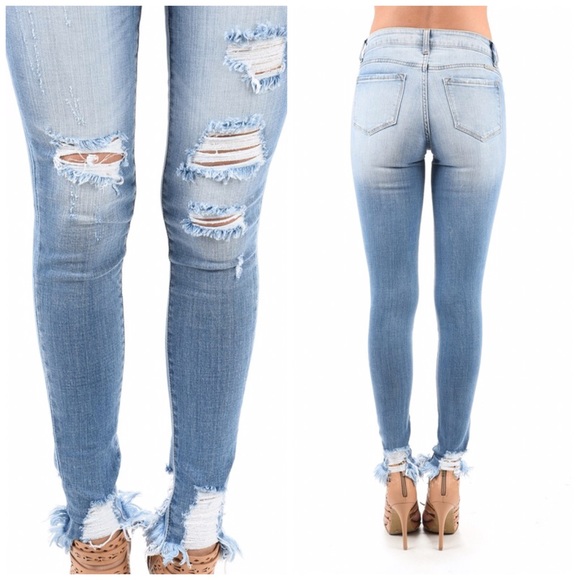 Distressed jeans - Picture 2 of 2