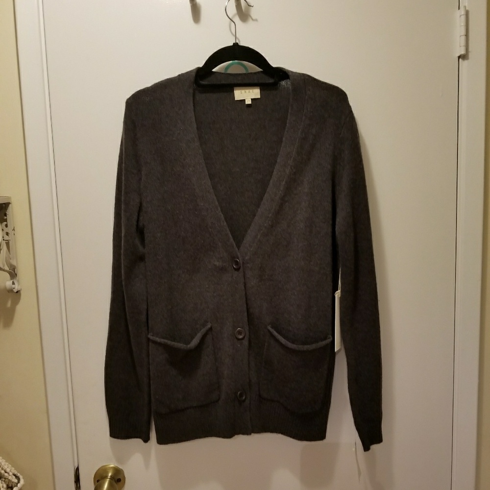 NWT - SHAE Wool Cardigan Sweater - Sz L