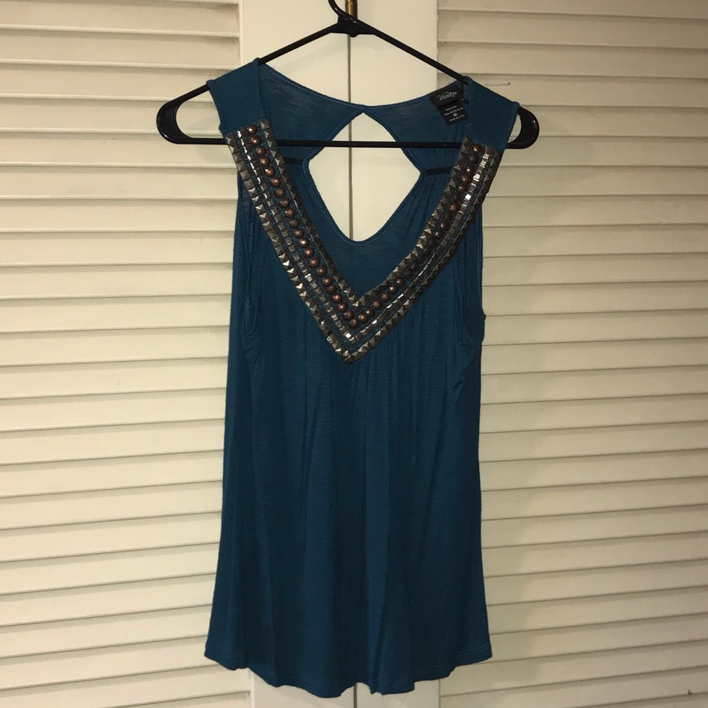 Boho tank with beautiful details