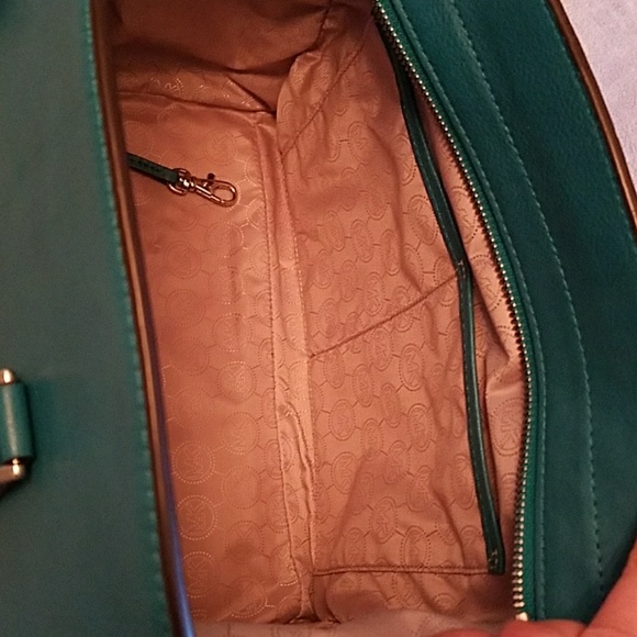 Michael Kors Selma Large Satchel in Aqua Blue - Picture 5 of 6