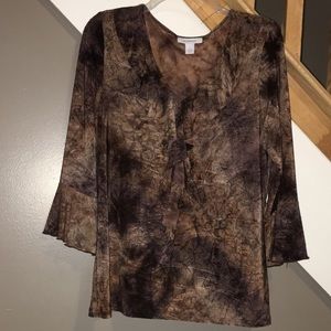 [BOGO]{Dress Barn} ruffle blouse