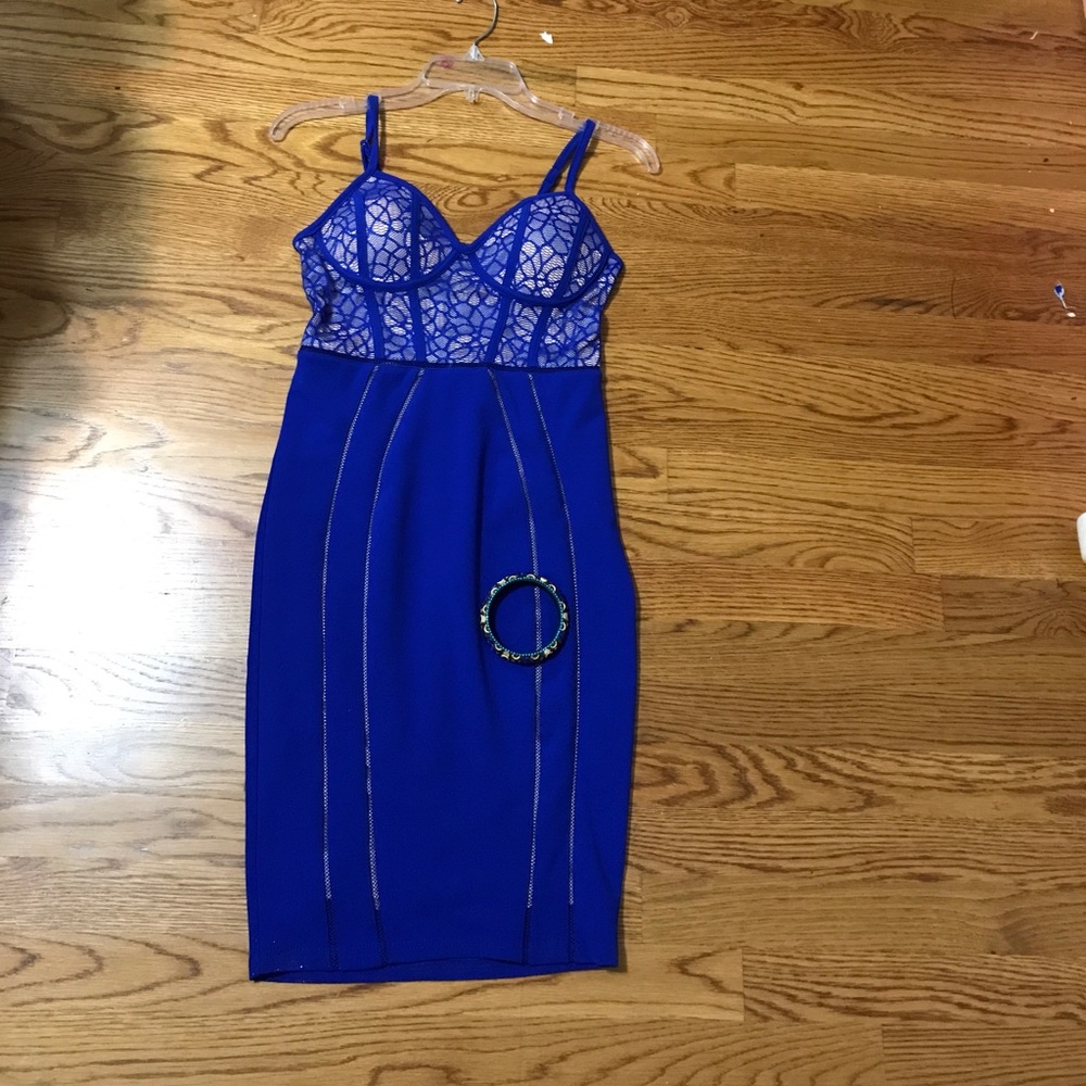 Royal blue dress