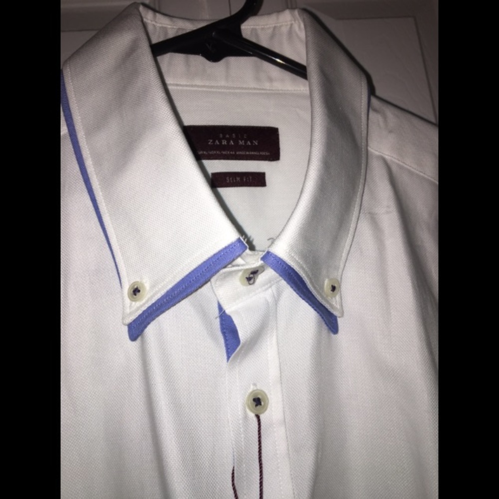 Brand new with tags Zara slim fit dress shirt - Picture 3 of 4