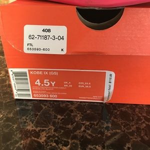 Kobe 9 “Hyper-Pink” GS