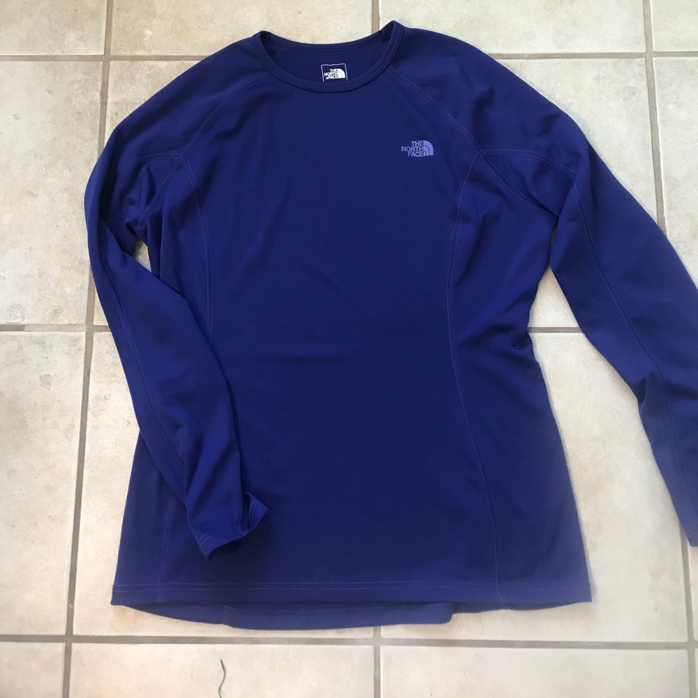 north face purple/ blue top