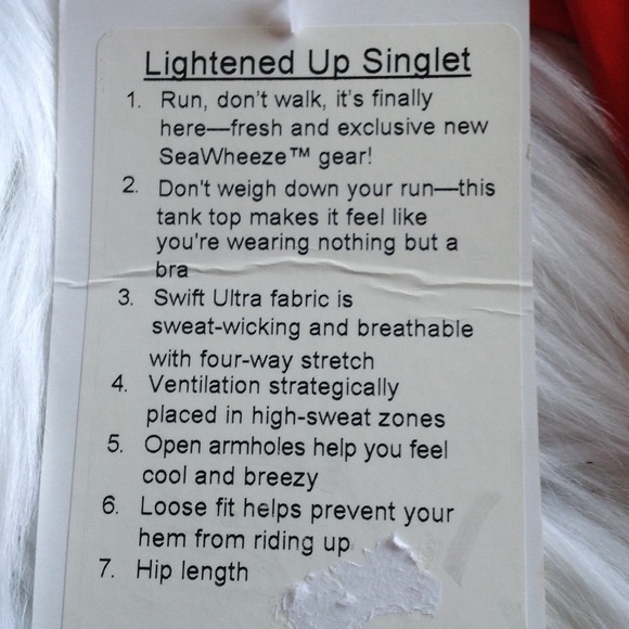 JUST IN✔️SPECIAL EDITION SeaWheEze Singlet Top - Picture 4 of 8