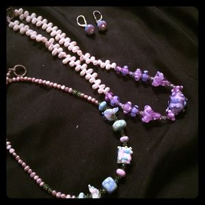 Felice designs necklace and earrings