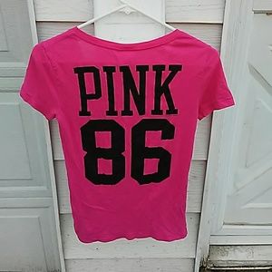 PINK Victoria's Secret Tops - VS PINK scoop neck shirt adorable! PINK Victoria's Secret Tops - VS PINK scoop neck shirt adorable!