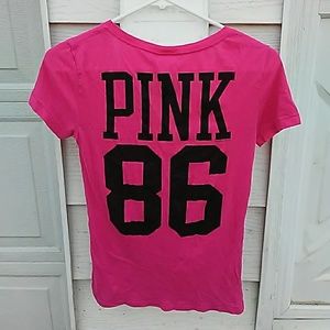PINK Victoria's Secret Tops - VS PINK scoop neck shirt adorable! PINK Victoria's Secret Tops - VS PINK scoop neck shirt adorable!