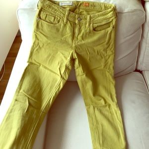 Citrine skinny jeans by Pilcro (Anthropologie)
