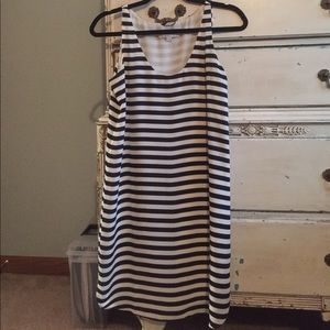 Striped shift dress