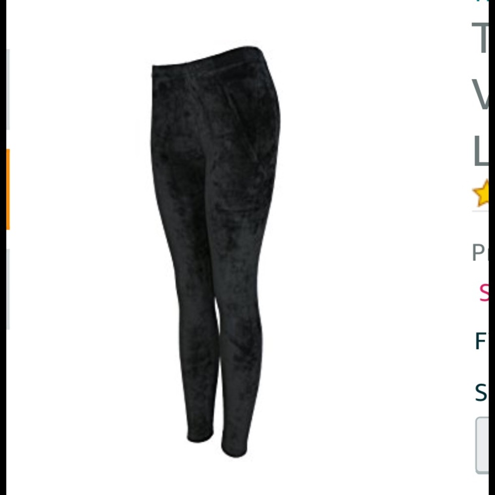 Velvet Leggings - Picture 2 of 2