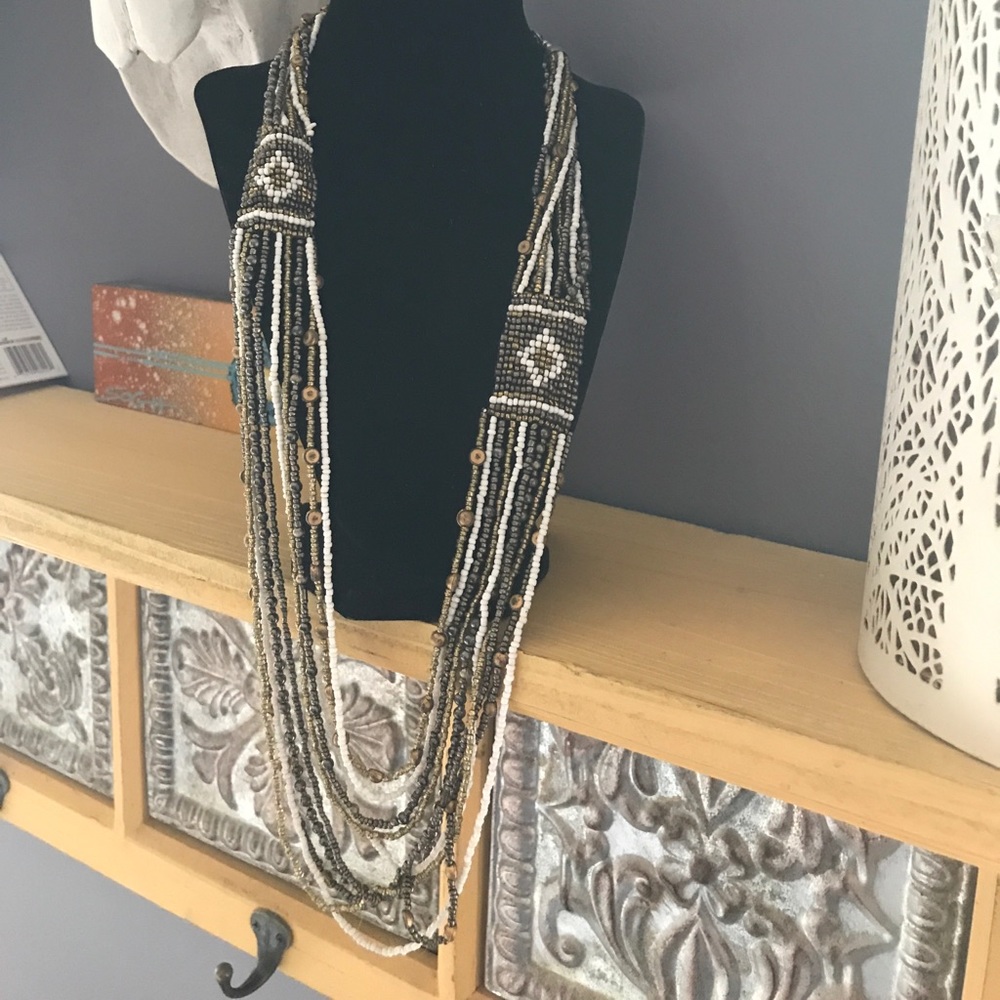 Southwest inspired beaded necklace