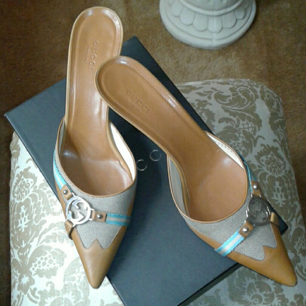 AUTH GUCCI MULES