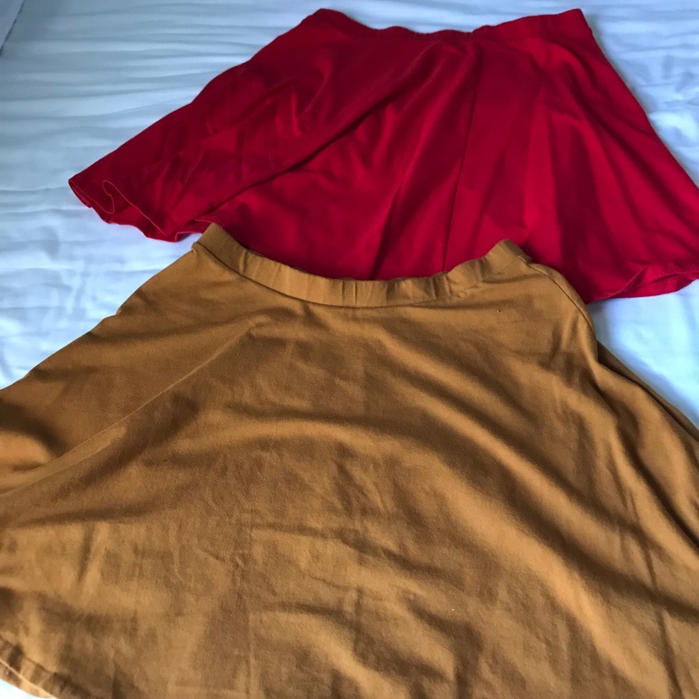 Knee length skirts