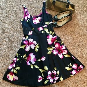 NWT Donna Ricco Floral A-line Dress