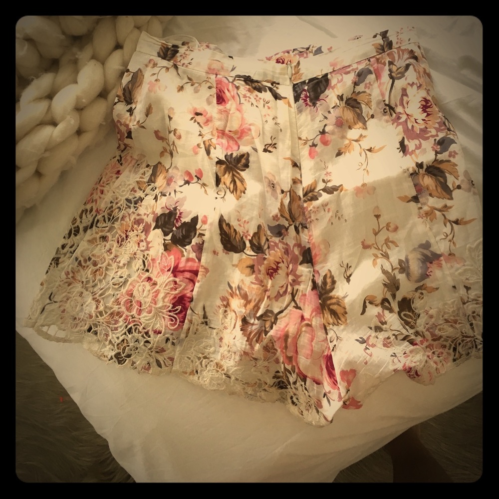 High waisted Zimmerman shorts