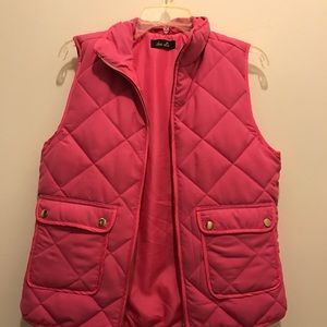 Dee Elle boutique hot pink puffer vest