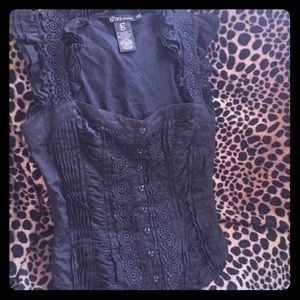 Corset style shirt