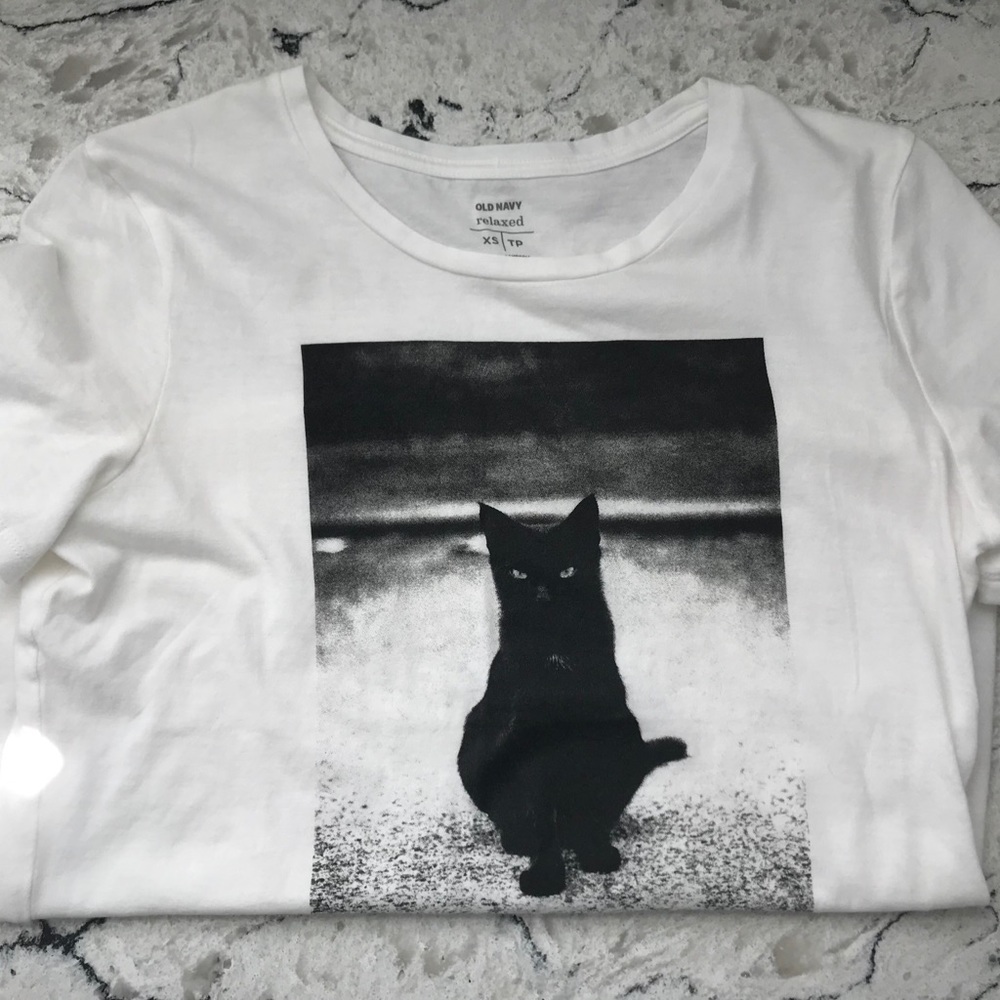 BNWOT Black Cat Tee