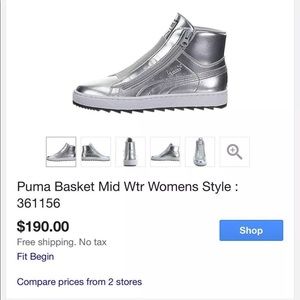 Silver & White Pumas