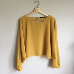 Foreign Exchange Sheer Top