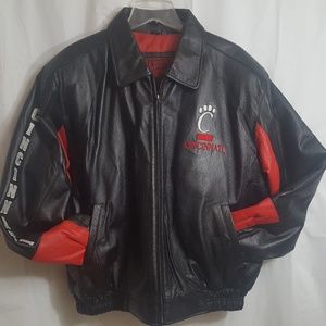 University of Cincinnati Leather Jacket