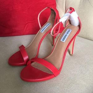Steve Madden Stecy Heels in Red