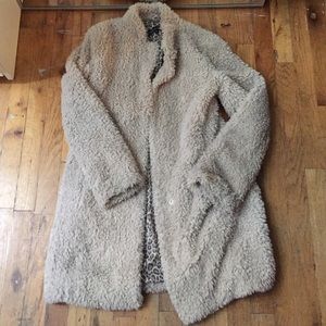 Kenneth Cole Faux Fur Coat