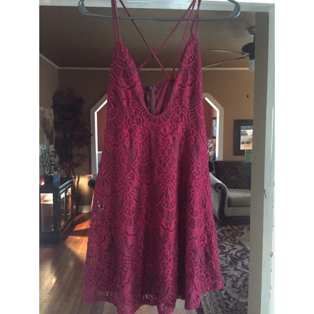 Charlotte Russe Wine dress