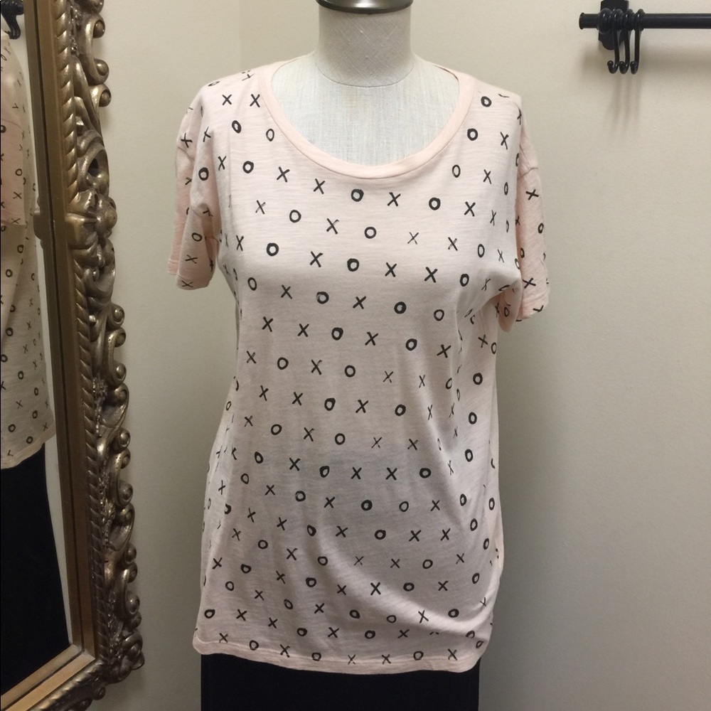 J. CREW XO XO Tee shirt top size S
