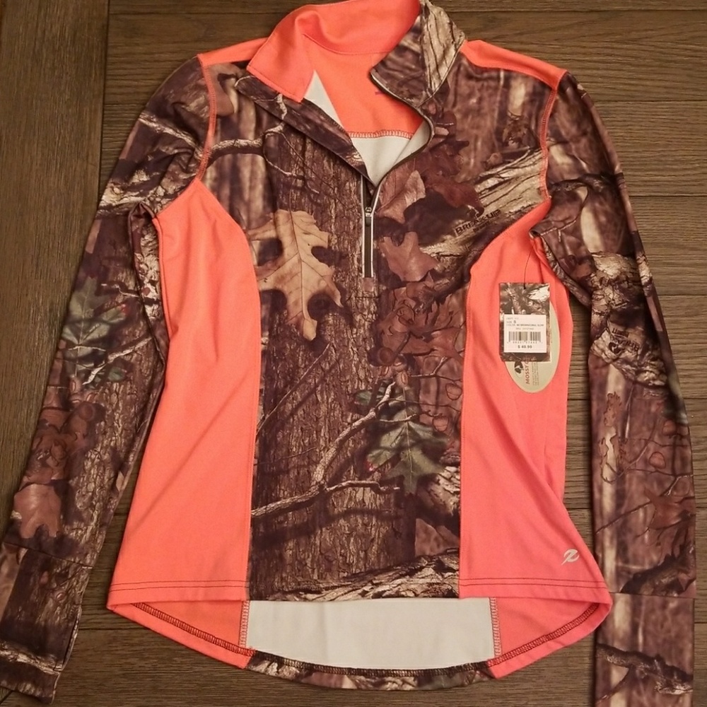 New With Tags Mossy Oak Energy Zone Half Zip