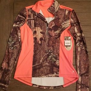 New With Tags Mossy Oak Energy Zone Half Zip