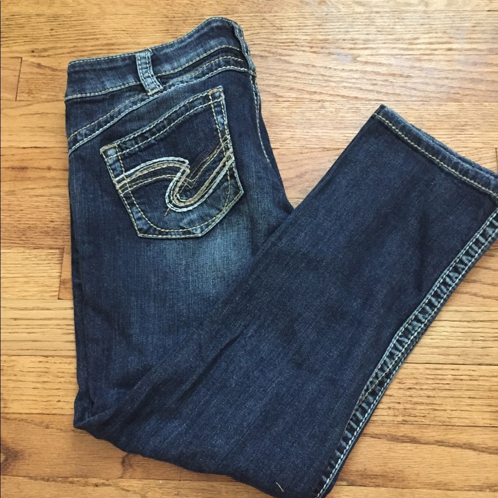 Silver capris