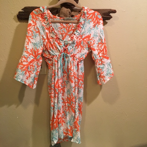Bag Lady by Mud Pie Linen Tunic - Picture 2 of 5