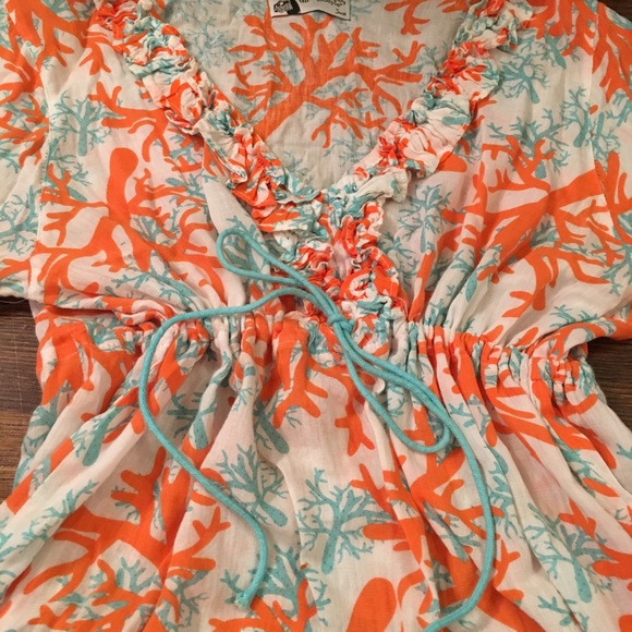 Bag Lady by Mud Pie Linen Tunic - Picture 3 of 5