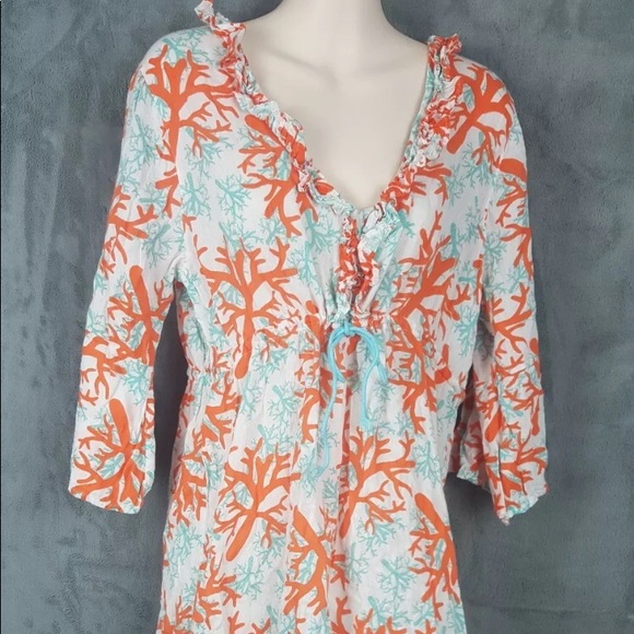 Bag Lady by Mud Pie Linen Tunic - Picture 4 of 5