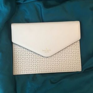 Kate Spade White Clutch