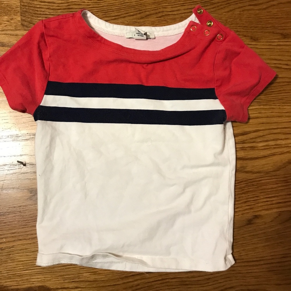 Nautical simple cute crop